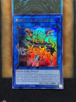 Yugioh Knightmare Cerberus MP19-EN026 Ultra Rare 1st Ed NM - Image 1
