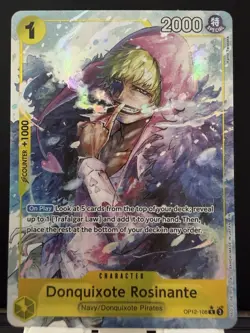 Donquixote Rosinante OP12-108 Alt Art - One Piece Card Game TCG CCG English - Image 1