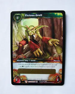 WoW World of Warcraft TCG Crown of the Heavens Vicious Grell Loot EN Foil NM - Image 1
