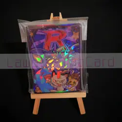 Pokemon - Team Rocket Foil Card Sleeves 66mm X 91mm 60ct Standard Size - Image 1