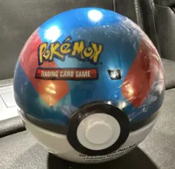 Pokemon Trading Card Game Sealed Poke Ball Tin Booster Packs, UPC 820650550507 - Image 1