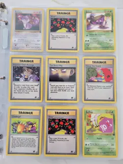 POKEMON Team Rocket lot of (61) cards - MINT - 9 Pocket Ultra Pro plastic/binder - Image 2