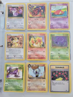 POKEMON Team Rocket lot of (61) cards - MINT - 9 Pocket Ultra Pro plastic/binder - Image 3