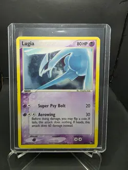 Lugia 2/17 POP Series 5 Holo Rare Pokemon Card 2007 Nintendo MP Vintage - Image 1