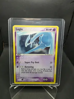 Lugia 2/17 POP Series 5 Holo Rare Pokemon Card 2007 Nintendo MP Vintage - Image 2