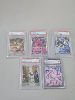 Pokemon Tcg Graded Slabs Lot Of 5 Graded Cards Psa Nd Cgc Slabs - Image 1