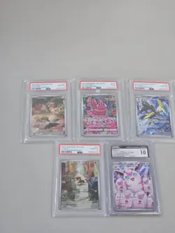 Pokemon Tcg Graded Slabs Lot Of 5 Graded Cards Psa Nd Cgc Slabs - Image 2
