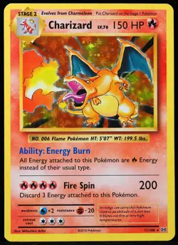 Charizard #11/108 Evolutions NM/M Pokemon Card - Image 1