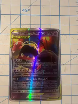 Pokemon TCG Muk Alolan Muk GX 61/214 Fun Fan Art Card - Image 1