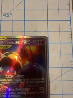 Pokemon TCG Muk Alolan Muk GX 61/214 Fun Fan Art Card - Image 3