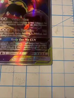 Pokemon TCG Muk Alolan Muk GX 61/214 Fun Fan Art Card - Image 4