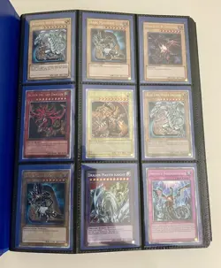 Yugioh 95 Foil Card 2 Binder Lot Dark Magician Blue-Eyes Red-Eyes Konami - Image 2