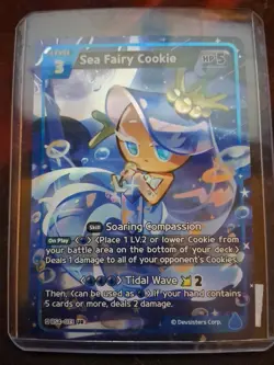 Cookie Run Braverse Sea Fairy Cookie ULTRA RARE Card BS4-073 UR ENGLISH - Image 1