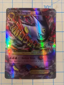 Pokemon TCG M Gengar EX Xy166. Fun Fan Art Card - Image 1
