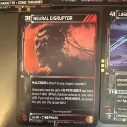 Neuroscape GEN Character & Program Card Lot (5) Xax Xanthos, Lasersaw Berserker - Image 5