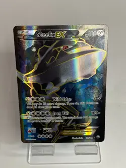 Pokemon TCG Steelix EX Steam Siege Holo Full Art Card 108/114 NM 108/114 - Image 1