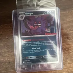 Pokemon Gengar GameStop Promo Card 050/088 POR 130 HP 10+ Attack - Image 1