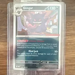 Pokemon Gengar GameStop Promo Card 050/088 POR 130 HP 10+ Attack - Image 3