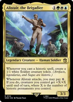 MTG - Alistair, the Brigadier - Doctor Who - Magic the Gathering - Image 1