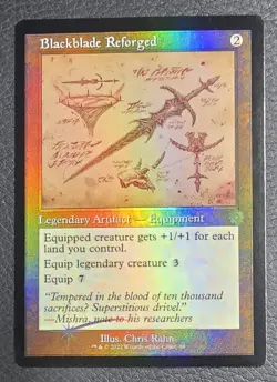 Blackblade Reforged (Schematic) #69 (Foil) (NM) Brothers' War BRR Magic MTG - Image 1