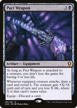 Pact Weapon (FOIL) x1 - MTG Commander Legends: Battle for Baldur's Gate CLB #139 - Image 1