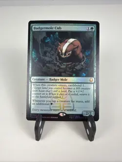 MTG Badgermole Cub 0167 FOIL Avatar: The Last Airbender TLA Magic Mythic Rare NM - Image 1