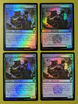 FOIL Professor of Zoomancy x4 Strixhaven 4x Playset Magic the Gathering MTG - Image 1