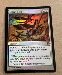 Foil - Storm Herd - Guildpact - MTG - Magic the Gathering - Image 1