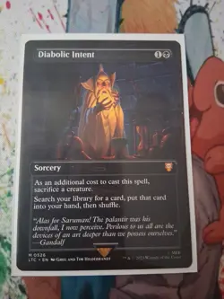 Diabolic Intent (Borderless) Commander: the Lord of the Rings: Tales of... - Image 1