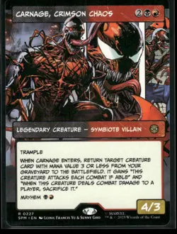 Carnage, Crimson Chaos (Borderless) Marvel's Spider-Man Regular - Image 1