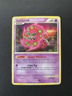 Pokemon Spiritomb 10/102 Holo 2010 Heartgold Soulsilver Triumphant - VLP - Image 1