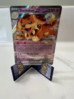 Dachsbun ex 067/142 Stellar Crown Ultra Rare Holo Pokemon Card NM - Image 1