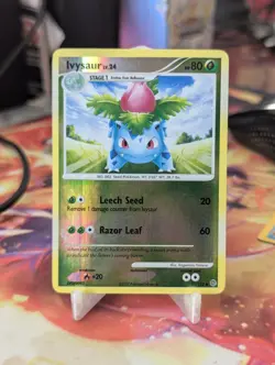 Ivysaur - Reverse Holo LP - 51/132 Secret Wonders - Pokemon TCG - 2007 - Image 1