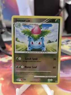 Ivysaur - Reverse Holo LP - 51/132 Secret Wonders - Pokemon TCG - 2007 - Image 2