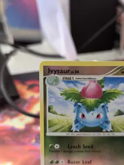 Ivysaur - Reverse Holo LP - 51/132 Secret Wonders - Pokemon TCG - 2007 - Image 3