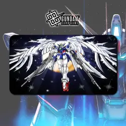 Playmat XXXG-00W0 Wing Gundam Zero Gundam Card Game - Image 3