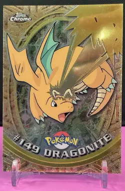 2000 TOPPS CHROME POKEMON T.V. #149 DRAGONITE - Image 1