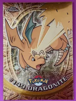 2000 TOPPS CHROME POKEMON T.V. #149 DRAGONITE - Image 2