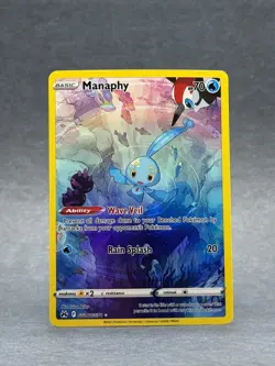 Pokemon - GG06/GG70 Manaphy SWSH Crown Zenith GG Ultra Rare Holo NM TCG - Image 1