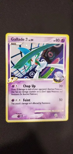 Gallade E4 20/111 Rare Platinum Rising Rivals Holo Pokemon Card Pokemon TCG - Image 1