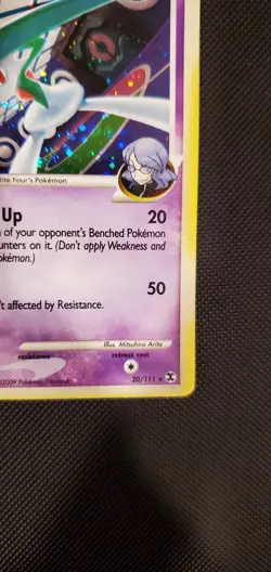 Gallade E4 20/111 Rare Platinum Rising Rivals Holo Pokemon Card Pokemon TCG - Image 4