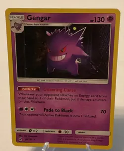 Pokemon TCG Gengar SM-Crimson Invasion 38/111 Holo Rare Stage 2 130 HP English - Image 1