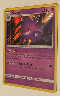 Pokemon TCG Gengar SM-Crimson Invasion 38/111 Holo Rare Stage 2 130 HP English - Image 4