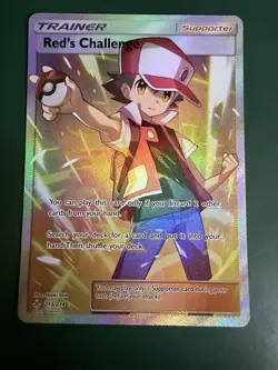 2019 Pokemon Red's Challenge Full Art 213/214 Unbroken Bonds Sun & Moon Holo - Image 1