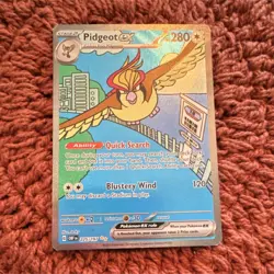Pokemon Pidgeot ex 225/197 Obsidian Flames Special Illustration Rare Holo EX - Image 1