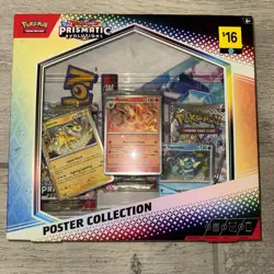 Pokemon TCG SV8.5 Prismatic Evolutions Poster Collection Box Factory Sealed - Image 1