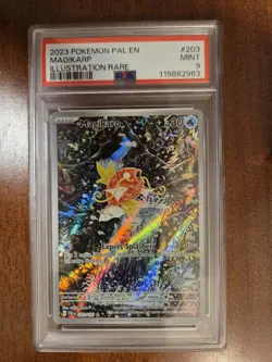 2023 Pokemon S&V Paldea Evolved Magikarp Illustration Rare #203/193 PSA 9 - Image 5