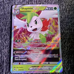 Pokemon TCG Shaymin VSTAR Sword & Shield: Brilliant Stars 014/172 Holo Ultra - Image 1