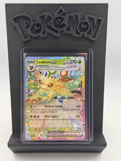 Pokemon TCG Leafeon EX 006/131 Prismatic Evolutions Double Rare NM - Image 1