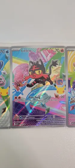 Pokemon MEP Set Holo Lot Popplio Litten Rowlet English TCG 2026 - Image 3